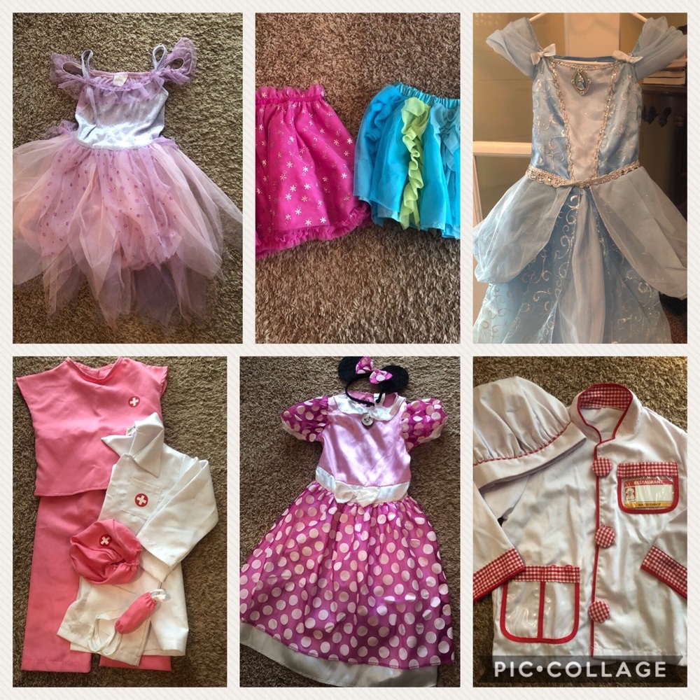 Lot of dress-up clothes